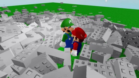 MARIO AND LUIJI FUCK EACHOTHER HARDCORE PORN MONSTER COCK