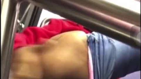 Thot Masturbating in Public on Train