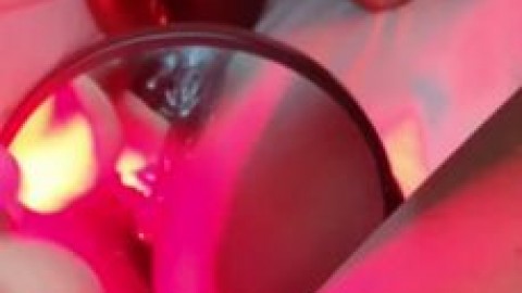 Red Room Experience: Wet Pussy Kegal Ball and Dildo Fucked (Full Video available in LINK)