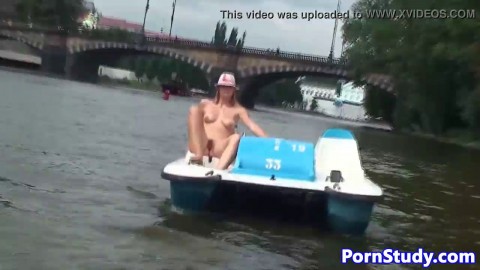 Public nude fetish eurobabe rides waterbike porn
