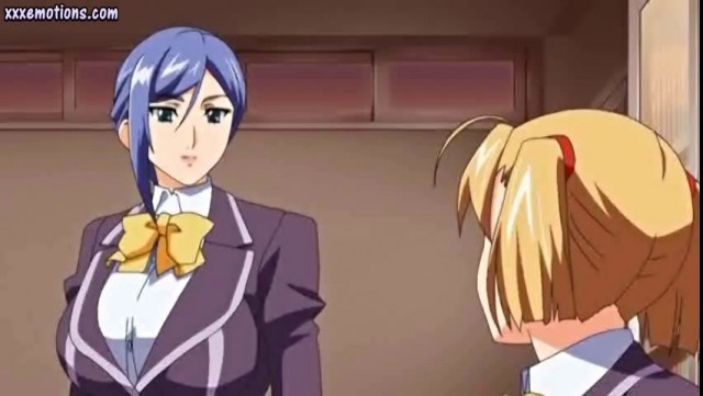Busty hentai chick gets cunt slammed