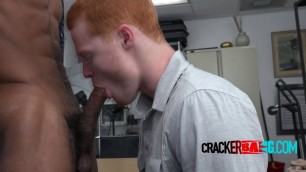Young ginger pounded from behind