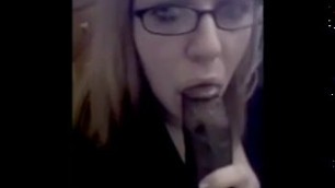 British Teen Pops Ahuge Cock Blowjob Into Her Mouth