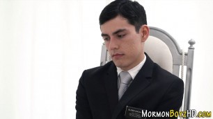 Tied mormon teen jizzes