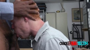 Gay redhead stud rimming black ass and sucking big black cock