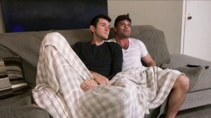 Horny Step Dad Fucks Young Step Son During Movie Night