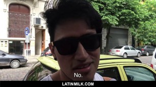 LatinLeche - Cute Latino Sucks A Straight Guy’s Huge Cock