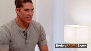 Young swinger couple feels decided about the contract and the challenges they have to reach.