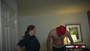 Horny cops obligate an Arabic rapper to fuck them both in the doggy style. Check the full video