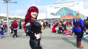 Cozplay Girl Black Widow Cosplay -