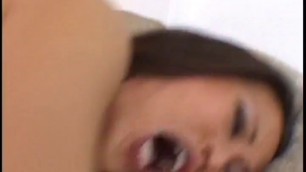 Asian chick is addicted to anal and facials 