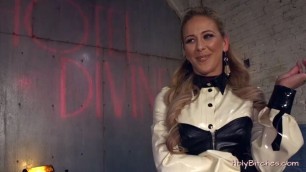 Blonde MILF enjoying the role of a mistress