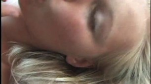 Blonde babe craves for a big cock