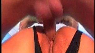 Massive gangbang with one experienced MILF 