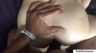 Luscious Teen Gets Her Hungry Ass Creampied By A Black Guy