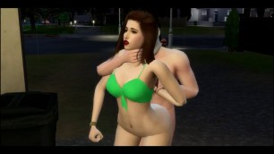 Sims 4 - Halloween XXX (Asa Akira, Alexis Texas, Abella Danger) Censored