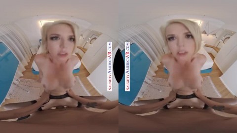 Naughty America - Blonde Porn Star Hottie, Kit Mercer, Fucks you in VR