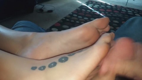 Fucking Mom's Friend's Feet again