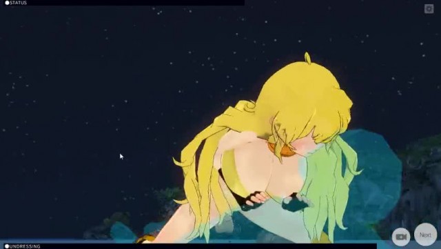 CM3D2 RWBY Hentai - Yang Xiao Long Gangbang at the Beach