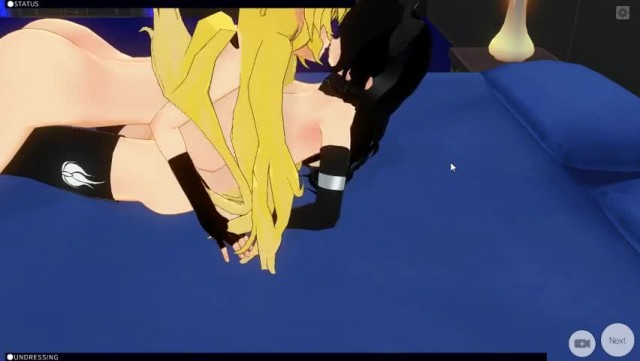 [CM3D2] - RWBY Hentai, Yang and Blake's Lesbian Fun