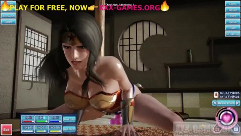 Hentai Game Accessories - Hentai Babe Riding on Dildo,wonder Woman, Hot Porn Game, uploaded by ranging