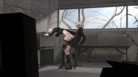 The best Compilation Of: NieR Automata 2B Hentai 3D, Images & Gif, Big Ass.