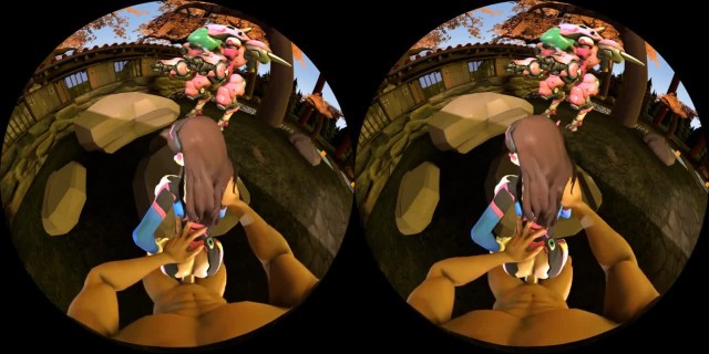 D.Va Doggy Style taking a Break - Hentai VR