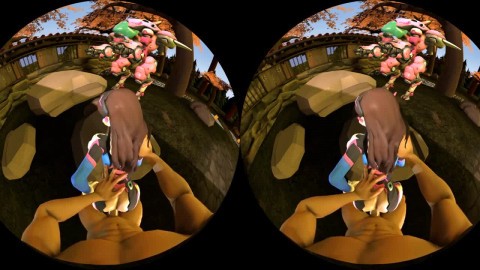 D.Va Doggy Style taking a Break - Hentai VR