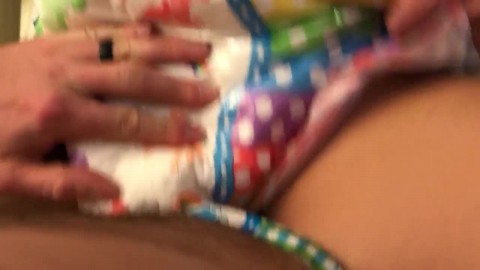 Wet Diaper Sex in Cute ABDL Diapers