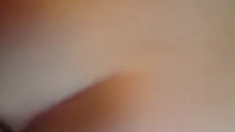 Daddys Girl with Drenched Tiny Pussy Begs for Cum, Loud Orgasm