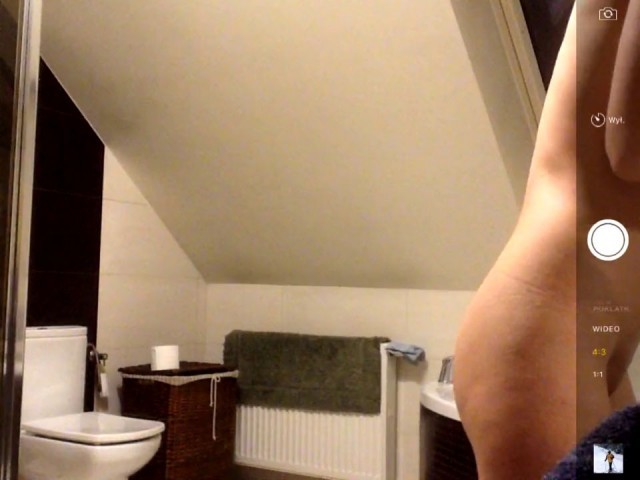 REAL Spy Shower on my Sexy Flatmane Teen, uploaded by urisourito
