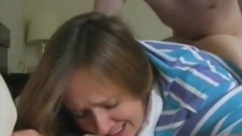 Mommy keeps Crying all throughout first Anal Attempt