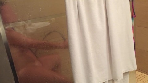 Wife Caught Masterbating in Shower on Vacation