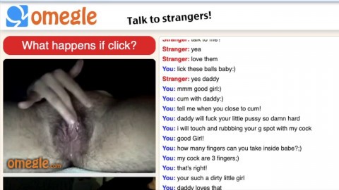 Omegle - Drippin Wet Teen Pussy Squirt for Daddy