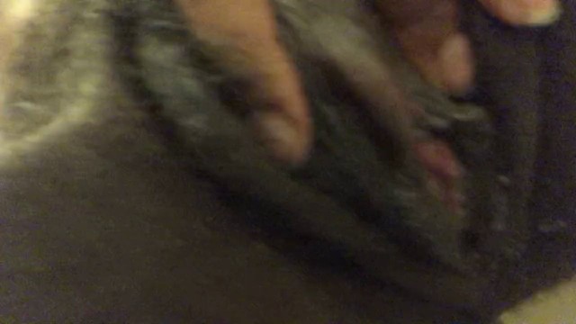 Hairy Black Pussy Pissing once again