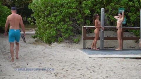 Girls beach naked