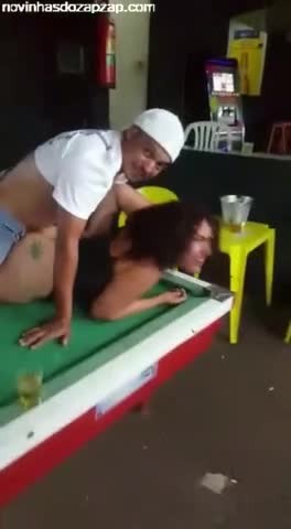 Sex On A Pool Table - PUBLIC SEX - Public Fuck on a Pool Table, uploaded by dengath