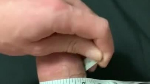 Measuring my Wrist Thick Cock, 6in Girth
