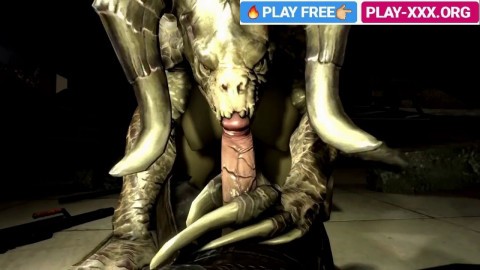 Monsters Sucking Dick - MONSTER SNAKE SUCKS DICK IN ADULT PORN GAME SFM HENTAI, uploaded by  timatofing