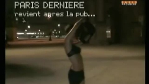 Hot French Girl Gets Naked in Public...really Sexy!