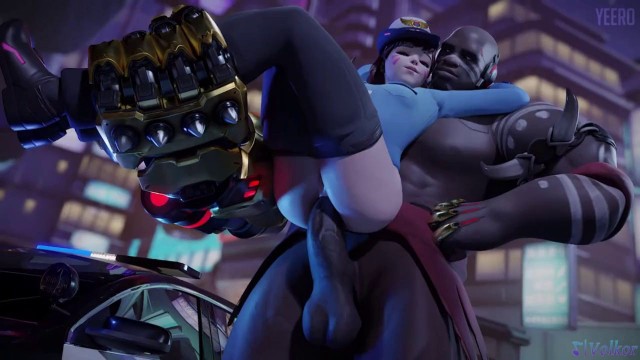 Police Officer D.va Takes Doomfists Huge Cock Anal
