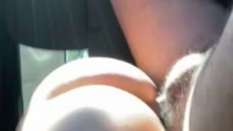 PAWG Riding Cock