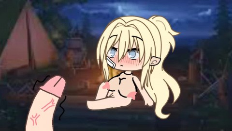 GACHA SEX Big Tit Elf Girl Fucked in Pussy by Travelling Partner (Animted)