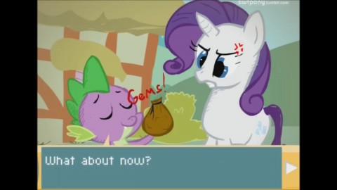 Mlp Porn Sister - My little Pony Rarity is a Whore Porn Game, uploaded by atands