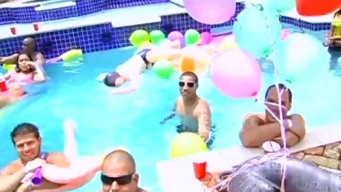 Wild Orgy Pool Party