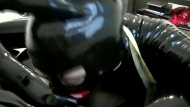 Rubber Stripper Blowjob