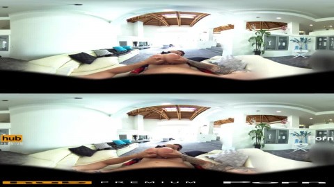 VR Stereoscopic 360 - Alice Lighthouse Gets Creampied and Eats Cum