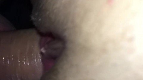 Huge Cock Teasing Tight Pink Pussy until she comes Multiple Times