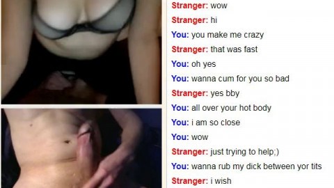 Natural Omegle Teen Teases me like Hell and Bate
