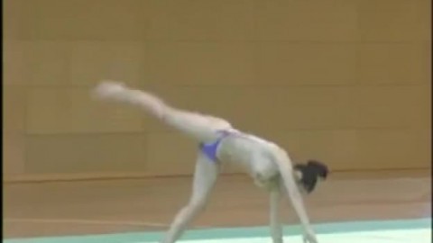 Naked gymnasts